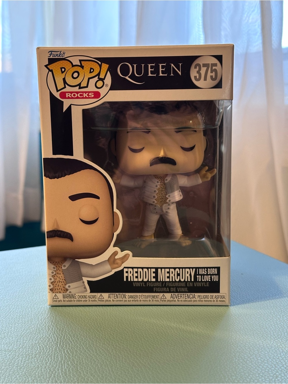 Funko Pop! Rocks Queen Freddie Mercury I Was Born To Love You Vinyl Box #375